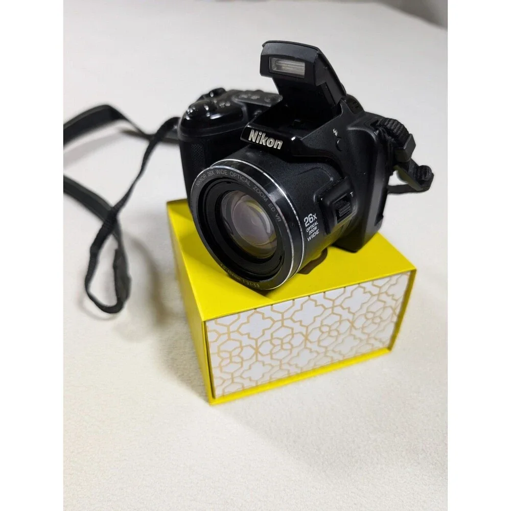 Nikon Coolpix L810 Digital Camera 16.1MP 26x Zoom Black Tested Working
